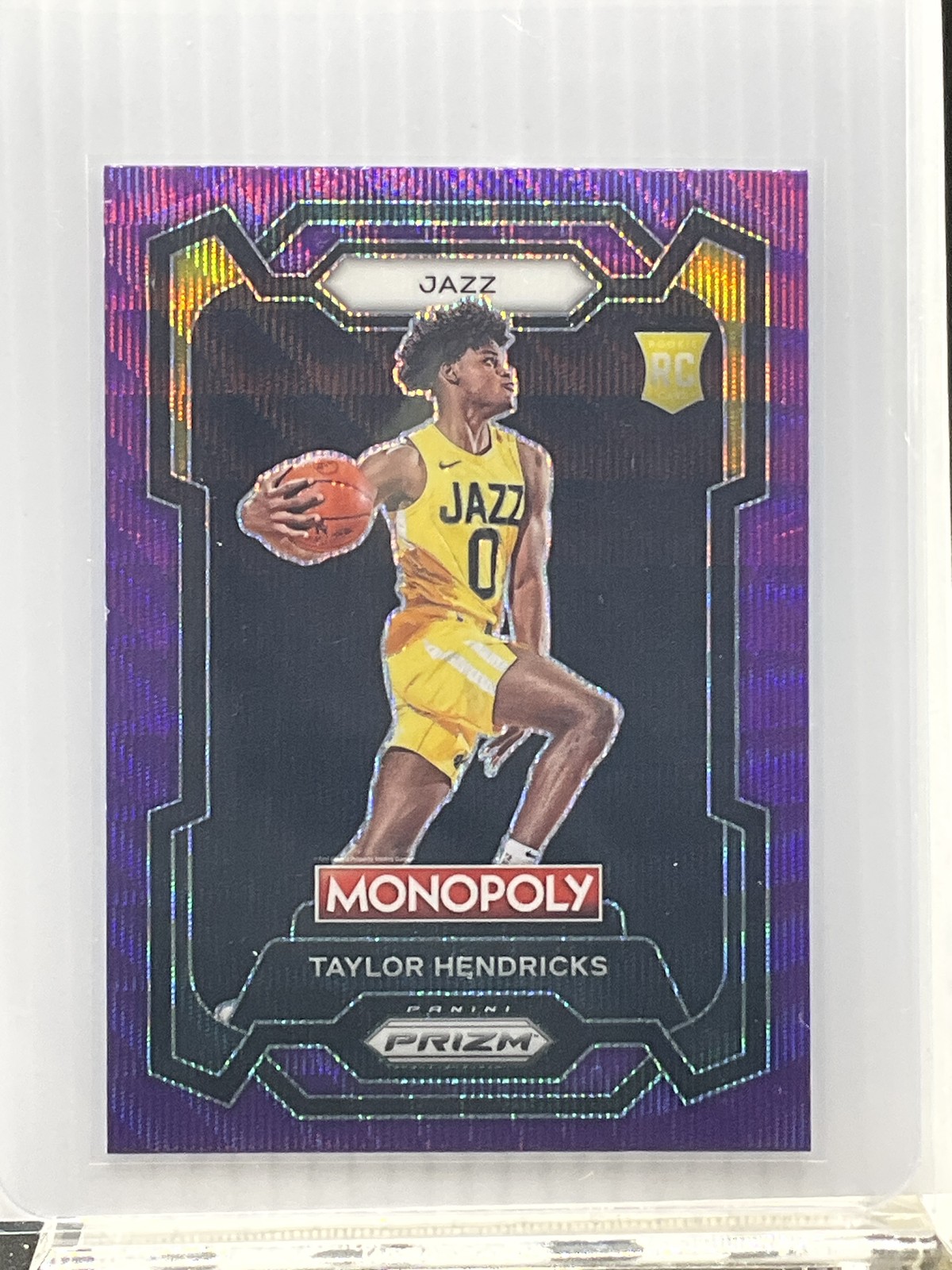 2023-24 Panini Prizm Monopoly #86 Taylor Hendricks - Purple Wave - RC - 16943