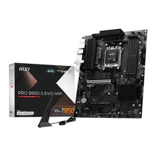 MSI PRO B850-S EVO Wi-Fi, AMD A850, AM5, DDR5, PCIe 5.0, 3x M.2, 5GbE, Wi-Fi 7,
