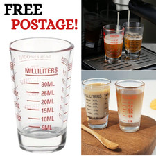 Calibrated Heat-resistant Glass Measuring Cup Milk Cup Ounce Cup With Scale UK!