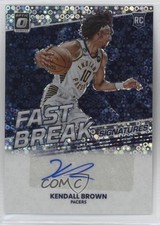 2022 Panini Donruss Optic Fast Break Signatures Kendall Brown #FBS-KBR Auto 1j69