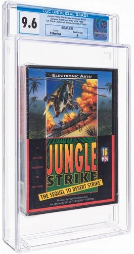 1993 Jungle Strike Sega Genesis Video Game CGC 9.6 A Sealed Not VGA WATA