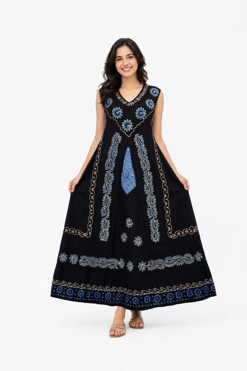 Cotton Casual Maxi Dresses for Women for sale | eBay