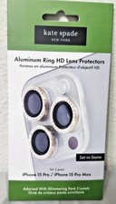 NEW Kate Spade New York Ring Lens Protectors for iPhone 15 Pro / 15 Pro Max