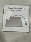 Unbranded Slim External CD DVD RW Drive USB 2.0 Writer Burning Player White