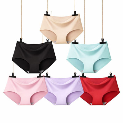 Damenunterwäsche Damen Mid Waist Höschen Slips Teens Seamless Slips 3/6er Pack