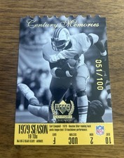 1999 UPPER DECK CENTURY LEGENDS CENTURY COLLECTIONS #179 Earl Campbell /100