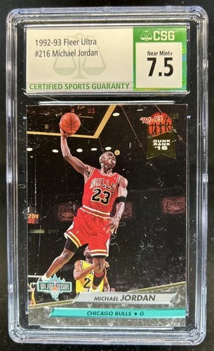 1992-93 Fleer Ultra Michael Jordan #216 Bulls CSG 7.5