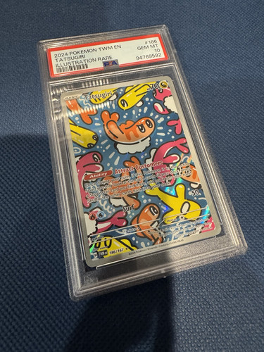 Pokemon TCG Tatsugiri Twilight Mascaraed English Full Art Graded PSA 10 Gem - Picture 1 of 2