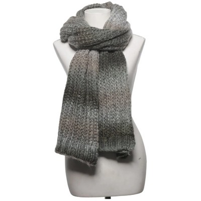 Pieces, Schal, ENJA SCARF, Damen, Acryl, Grau/Grün, Streifen, 250 cm, 56 #7xr