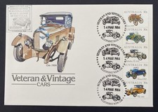 Australia 1984 Veteran & Vintage Cars FDC