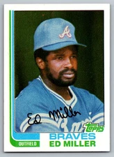 1982 Topps Ed Miller #451 Atlanta Braves