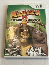 Nintendo Wii - Madagascar 2 Escape 2 Africa - Clean & Tested Working