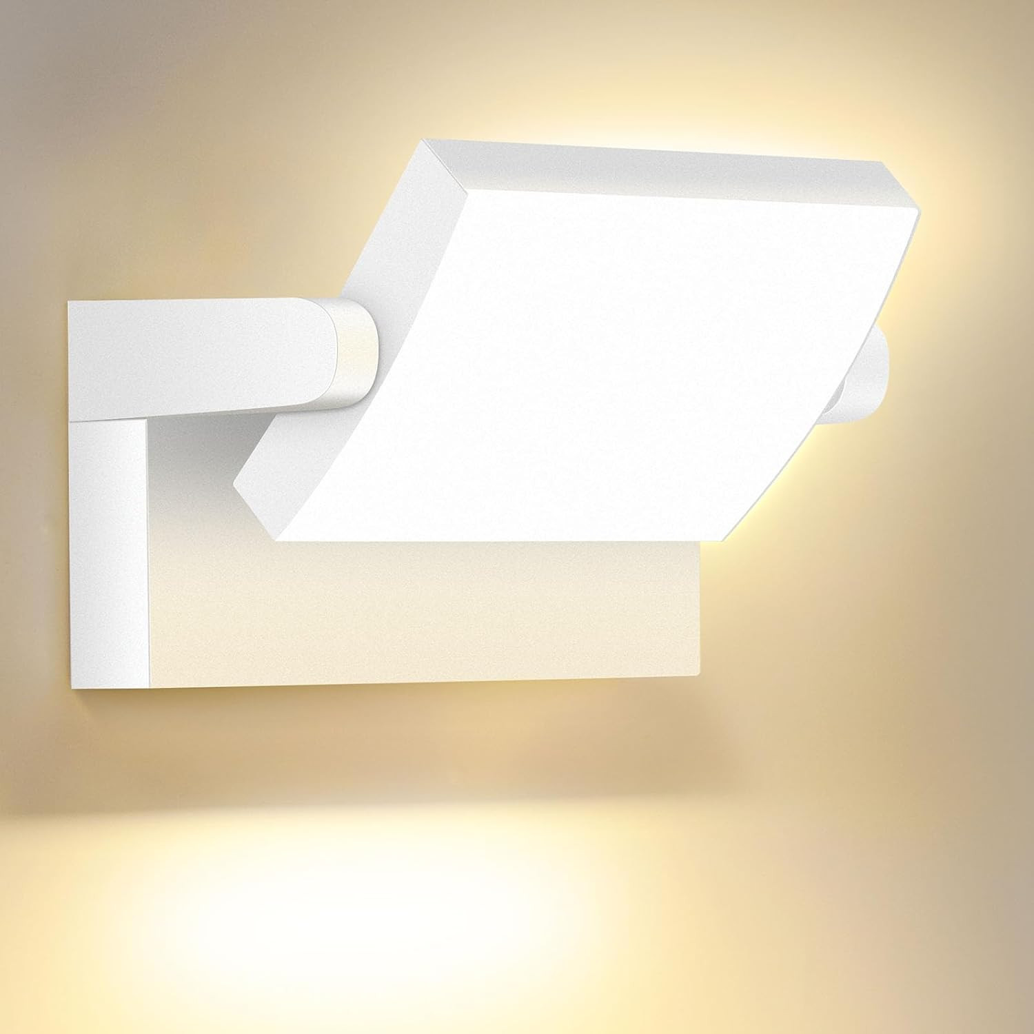 Lampada LED Parete Esterna 40W Design Bianco Orientabile 350° Moderno