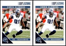 Score Chris Clemons (2) Card Lot - THE ULTIMATE COLLECTOR'S PRIZE – ONLY FOR ...