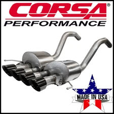 Corsa Valved 2.75" Axle-Back Exhaust Kit 14-19 Corvette Z06/Grand Sport/ZR1 NPP