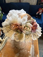 Victorian-style touring or tea party hat