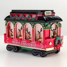 New Bath & Body Works 2025 Christmas Trolley 3 Wick Candle Holder Pedestal🎄🎄🎄