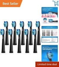 10 Pack Electric Toothbrush Replacement Heads Compatible with Fairywill