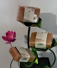 New Ravan Natural Handmade Soap Loofah Exfoliating Body Scrub Oil Lot 3 Holiday