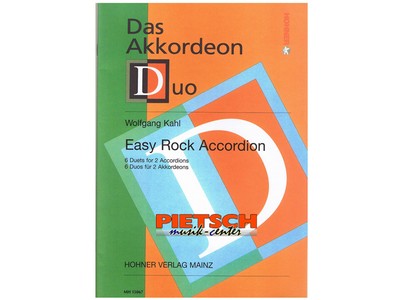Hohner Verlag Mainz - Das Akkordeon Duo - EASY ROCK ACCORDION