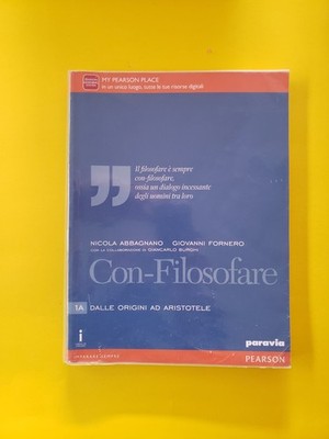 Con Philosophare 1A Philosophie Abbagnano Fornero Paravia Pearson Z21Nov