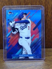 Shohei Ohtani Card 2025 Topps Finest #208 Blue /99 Los Angeles Dodgers Rare F/S