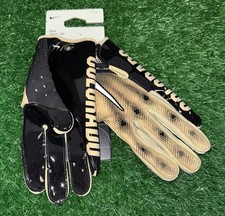 Nike Colorado Buffaloes Team Issued Black Vapor Jet 7.0 Football Gloves XL New
