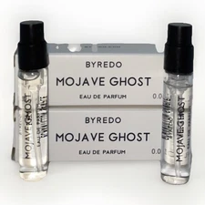 2 X Byredo Mojave Ghost Eau de Parfum EDP Sample Spray .06oz, 2ml New in Box