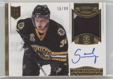 2013-14 Panini Dominion Patch 16/99 Carl Soderberg #AP-SO Patch Auto 4f5