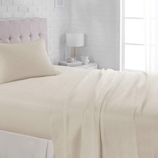 Amazon Basics Twin Sheet Set 3 Piece Microfiber Beige Deep Pocket 14in