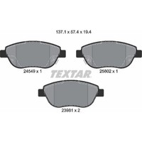 Textar 2454901 Bremsbelagsatz FüR Fiat 500L 351 352