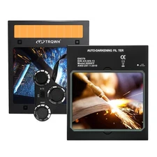 TRQWH Auto Darkening Welding Lens, True Color Technology, 4 Sensor, Shade 5-13