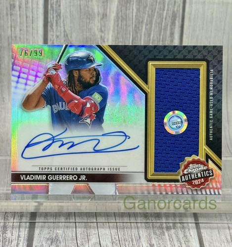 Vladimir Guerrero Jr. #TCAA-VG 2024 Topps Chrome Authentics Autograph card