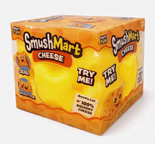 Crazy Fun SmushMart Cheese Squishy Tactile Squeeze Toy Yellow/Orange