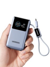 UGREEN Nexode Pro Power Bank 10,000mAh 45W, Compact Portable Charger, Built-in U