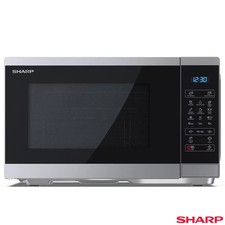 Sharp 25 Litre 900W Digital Microwave with 1000W Grill YC-MG252AU-S