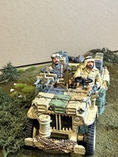 King & Country EA025  SAS  Recce Jeep 1/30 Scale WWII Vehicle (Mint)