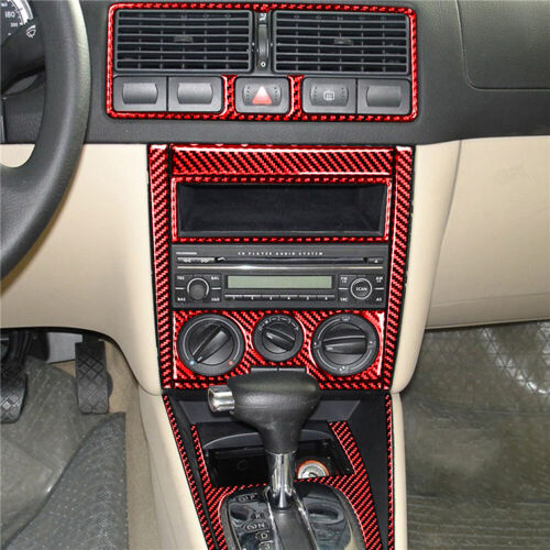 Cubierta de cambio interior de fibra de carbono 10 piezas Trim para VW Golf IV 1999-2004 - Imagen 4 de 14