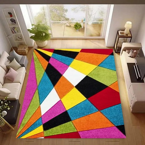 Modern Rug Nonslip Area Rug Large Livingroom Bedroom Carpet New Multi Floor Mats - Picture 24 of 44