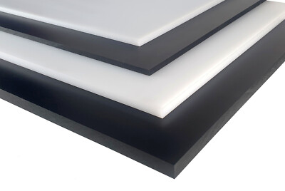 PE-HD Platten Polyethylen 1-30 mm Farben extrudiert natur / extrudiert schwarz