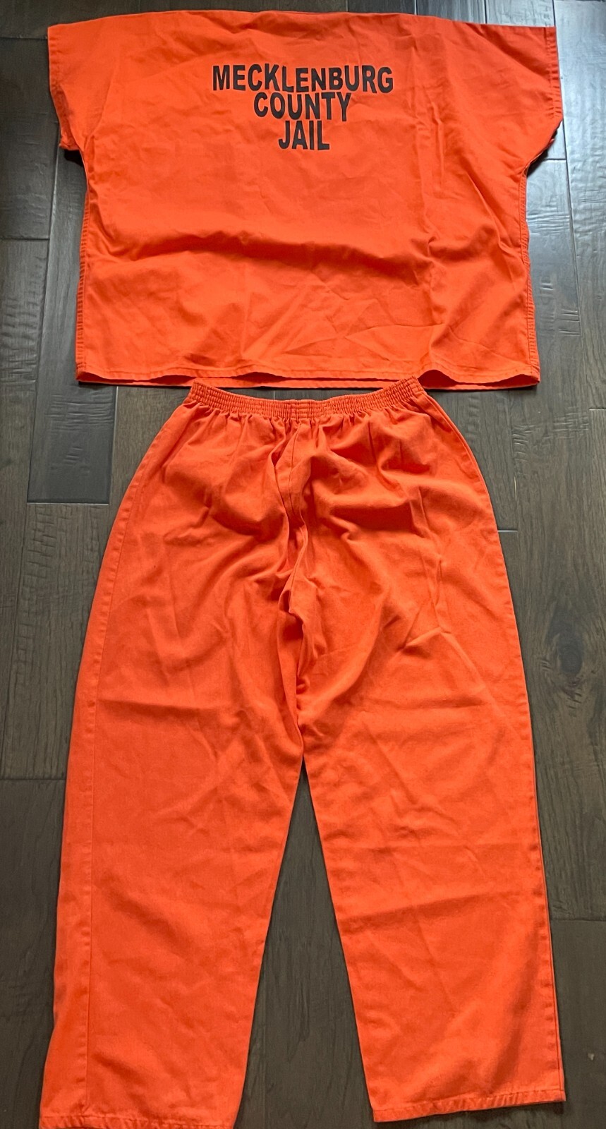 RARE! Genuine 2Piece Orange County Jail Uniform Inma… Gem