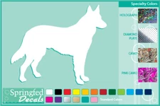 GERMAN SHEPHERD SILHOUETTE cut vinyl decal #1 Dog stickers