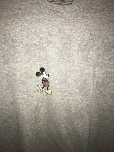 Disney Store Mickey Mouse Throughout The Years Character Sketches T Shirt Size L - Picture 2 of 2