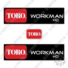 Fits Toro Workman HD Decal Kit Utility Vehicle - 7 YEAR OUTDOOR 3M VINYL!