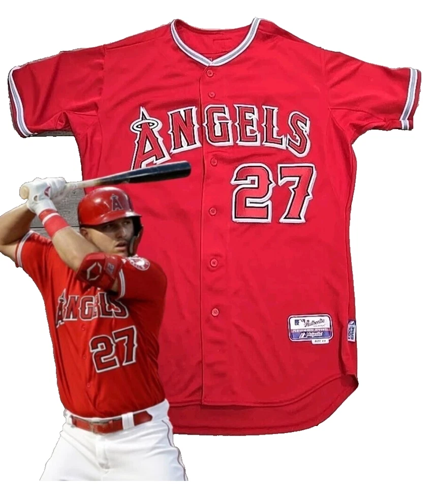 Mike Trout Los Angeles Angels Rookie Year Jersey Sz. 50 Large Majestic Deadstock - Image 4 of 4