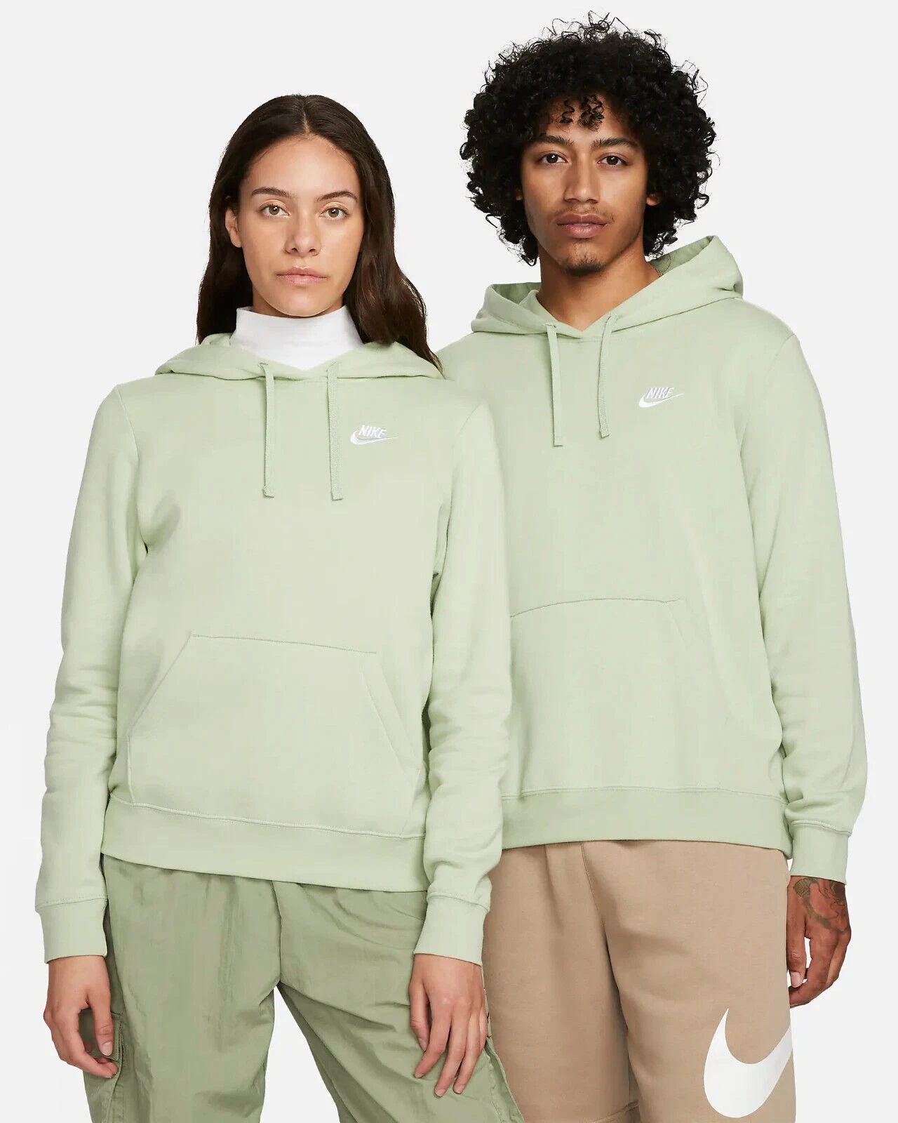 Nike Sportswear Women's Club Fleece Pullover Hoodie DQ5793-343 Small
