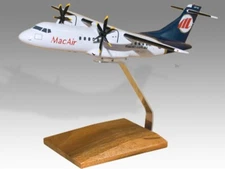 ATR 42-500 MacAir Desk Wood Airplane New Model Small Scale 1/100