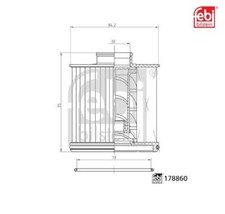 Kraftstofffilter FEBI BILSTEIN 178860 für Renault Captur II