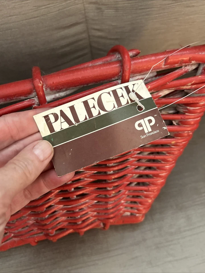 Vintage Palecek Wall Decorate Basket - Image 4 of 4