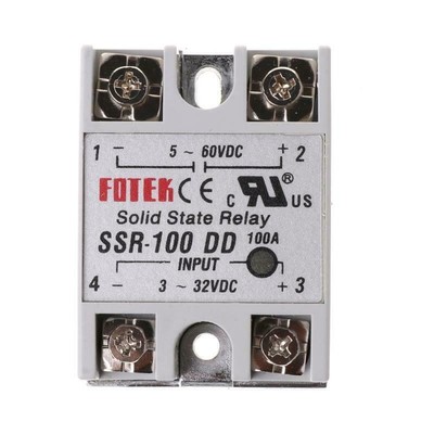 Solid State Relais |Halbleiterrelais | SSR-100DD |100A 3-32V DC 5-200V DC Modul